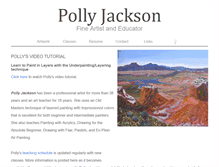 Tablet Screenshot of pollyjackson.com